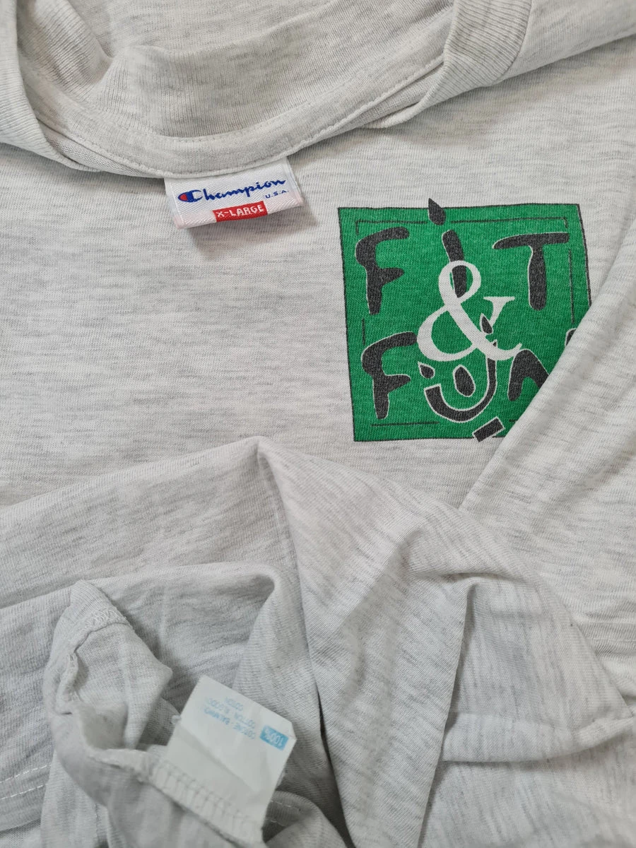 Champion Fit & Fun Tee Grau XL 5 Champion Fit & Fun Tee Grau XL – Bild 3