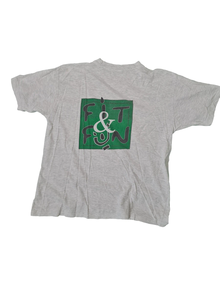 Champion Fit & Fun Tee Grau XL 4 Champion Fit & Fun Tee Grau XL – Bild 2