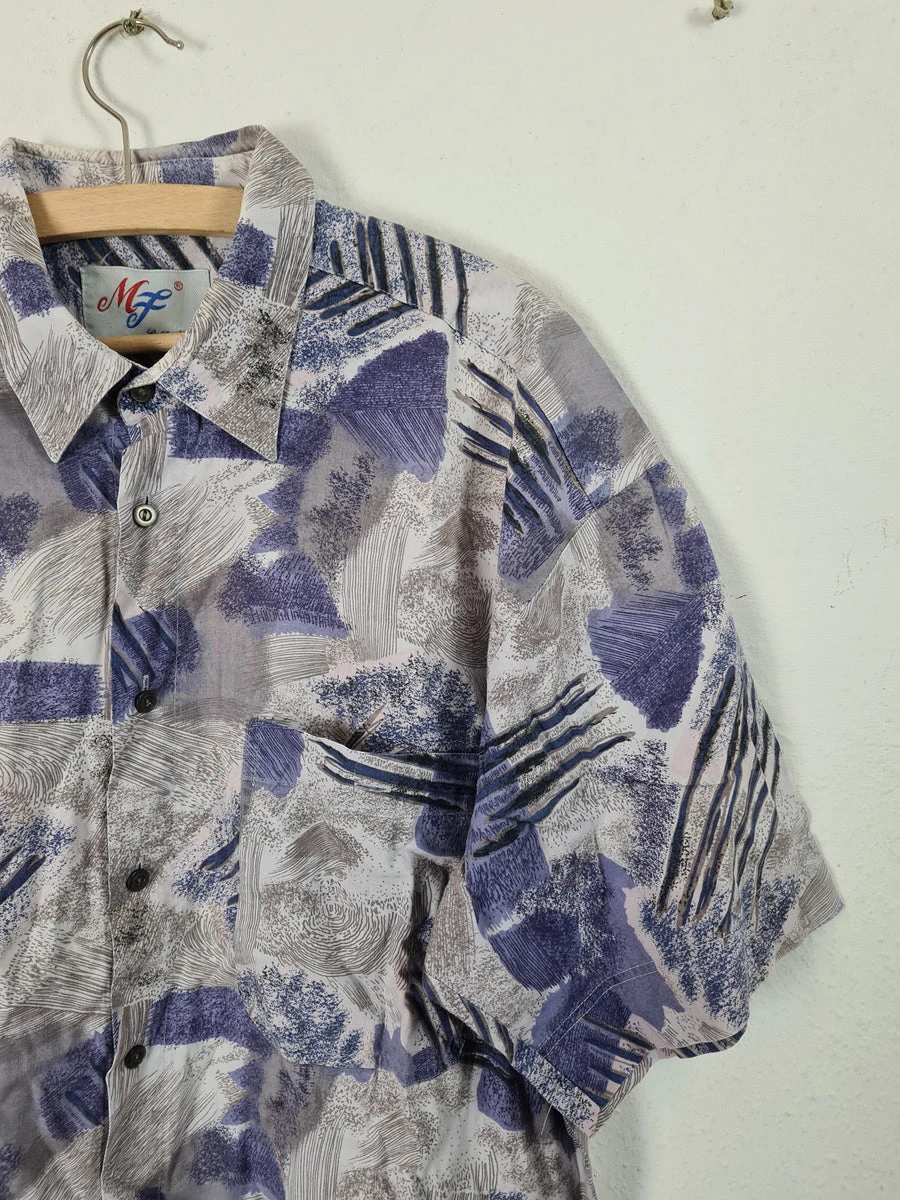 MF Collection Crazy Pattern Kurzarmhemd L 4 MF Collection Crazy Pattern Kurzarmhemd L – Bild 2