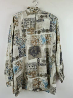 Buntes Vintage Langarm Hemd L-XL