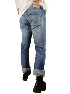 Levis Jeans Hose Dunkle Blau Verwaschen W32 L32 -Klassisch Geschaft 20210809 1529001 78 1200x1200