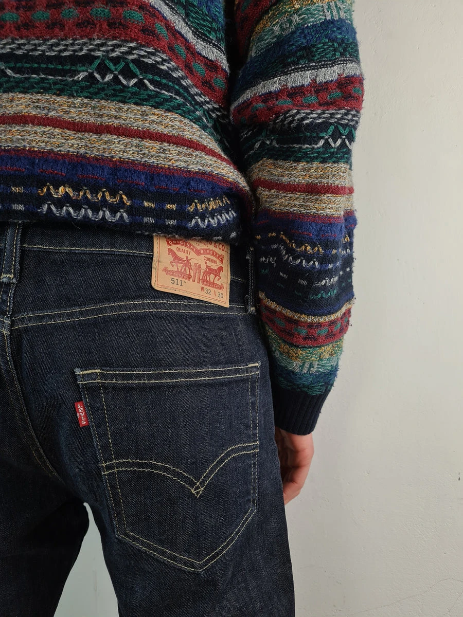 Moderne Levis Jeans 511 Dunkelblau W32 L30 3 Moderne Levis Jeans 511 Dunkelblau W32 L30 – Bild 2