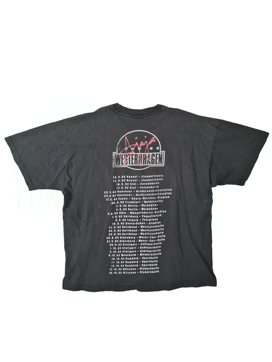 Vintage Westernhagen Shirt Tour 1992 Schwarz Faded XL-XXL 4 Vintage Westernhagen Shirt Tour 1992 Schwarz Faded XL-XXL – Bild 2
