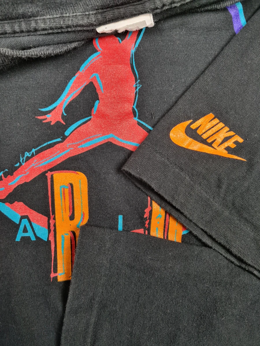 Rare! Vintage Nike Shirt Air Jordan Single Stitched L 5 Rare! Vintage Nike Shirt Air Jordan Single Stitched L – Bild 3