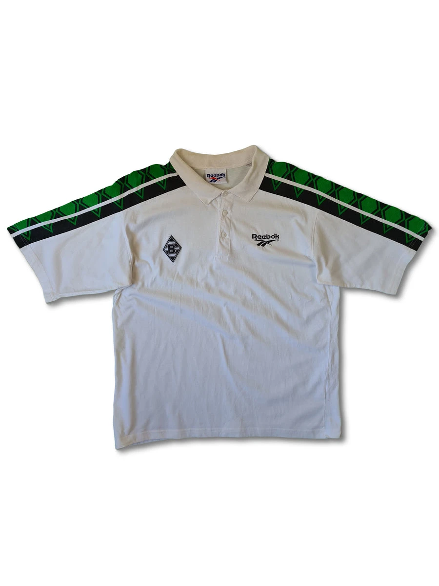 Vintage Reebok Poloshirt Borussia Mönchengladbach 1998-1999 L-XL 3 Vintage Reebok Poloshirt Borussia Mönchengladbach 1998-1999 L-XL