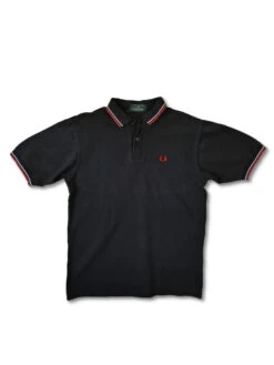 Titelseite 50 Vintage Fred Perry Poloshirt Classic Combed Cotton L-XL