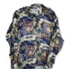 Vintage Men's Hemd International Abstract Art L