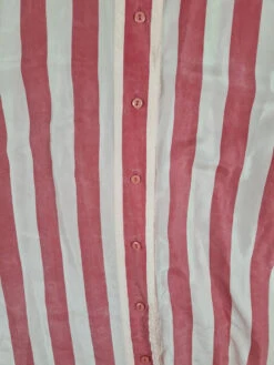 Vintage Yorn Hemd Kurzarm Seide Gestreift Rot Weiß L-XL -Klassisch Geschaft 20220317 214107 1200x1200