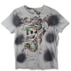 Modernes Ed Hardy Shirt Sprayer Weiß Schwarz XL