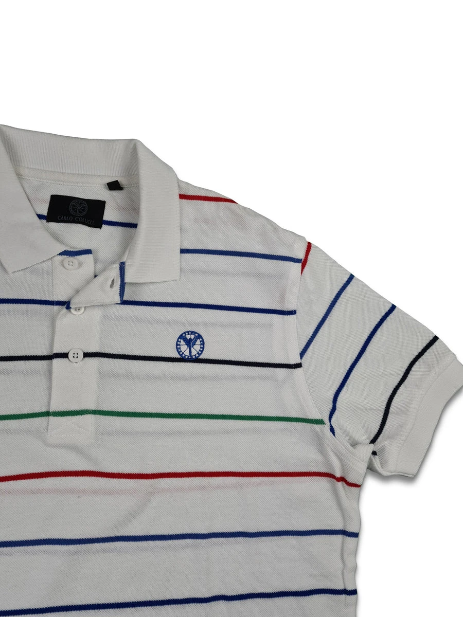 Vintage Carlo Colucci Polo Gestreift M 5 Vintage Carlo Colucci Polo Gestreift M – Bild 3