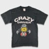 Vintage Screen Stars Shirt Crazy / Ex Driver Single Stitched M-L