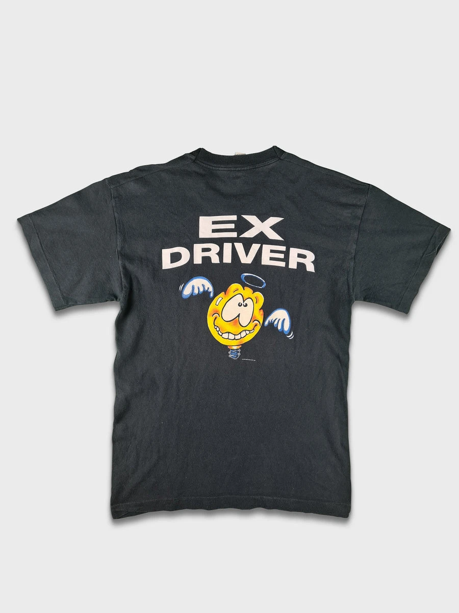 Vintage Screen Stars Shirt Crazy / Ex Driver Single Stitched M-L 4 Vintage Screen Stars Shirt Crazy / Ex Driver Single Stitched M-L – Bild 2