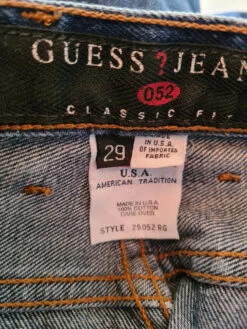 Vintage Guess Jeans Made In USA 25052 RG W29 -Klassisch Geschaft 20220417 164827 1200x1200