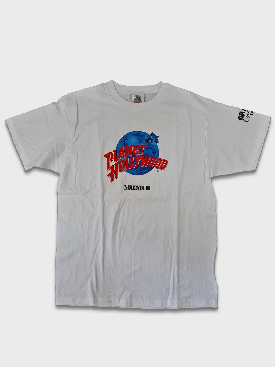 Rare! Vintage Planet Hollywood Shirt 1991 Munich Weiß L 3 Rare! Vintage Planet Hollywood Shirt 1991 Munich Weiß L
