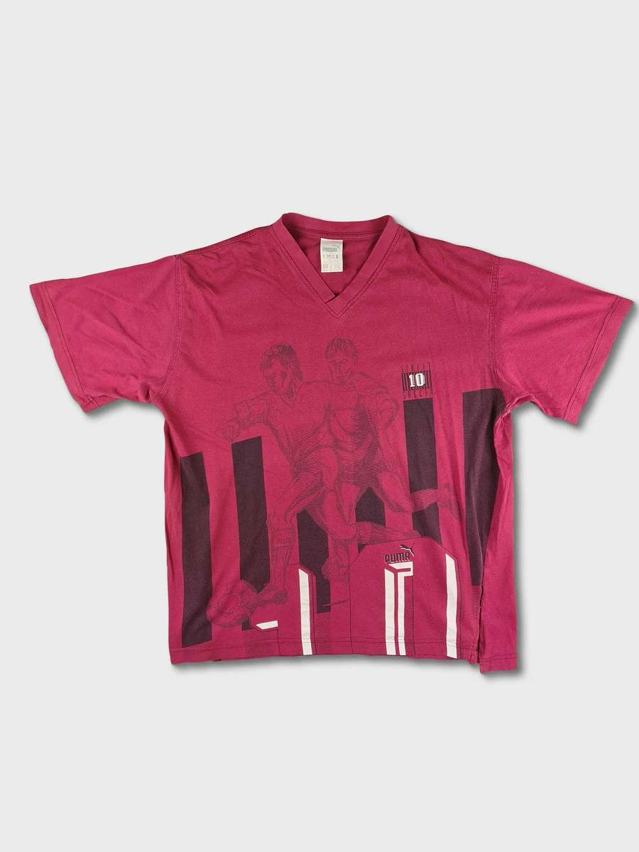 Vintage Puma Shirt Fußball Sport Print L 3 Vintage Puma Shirt Fußball Sport Print L