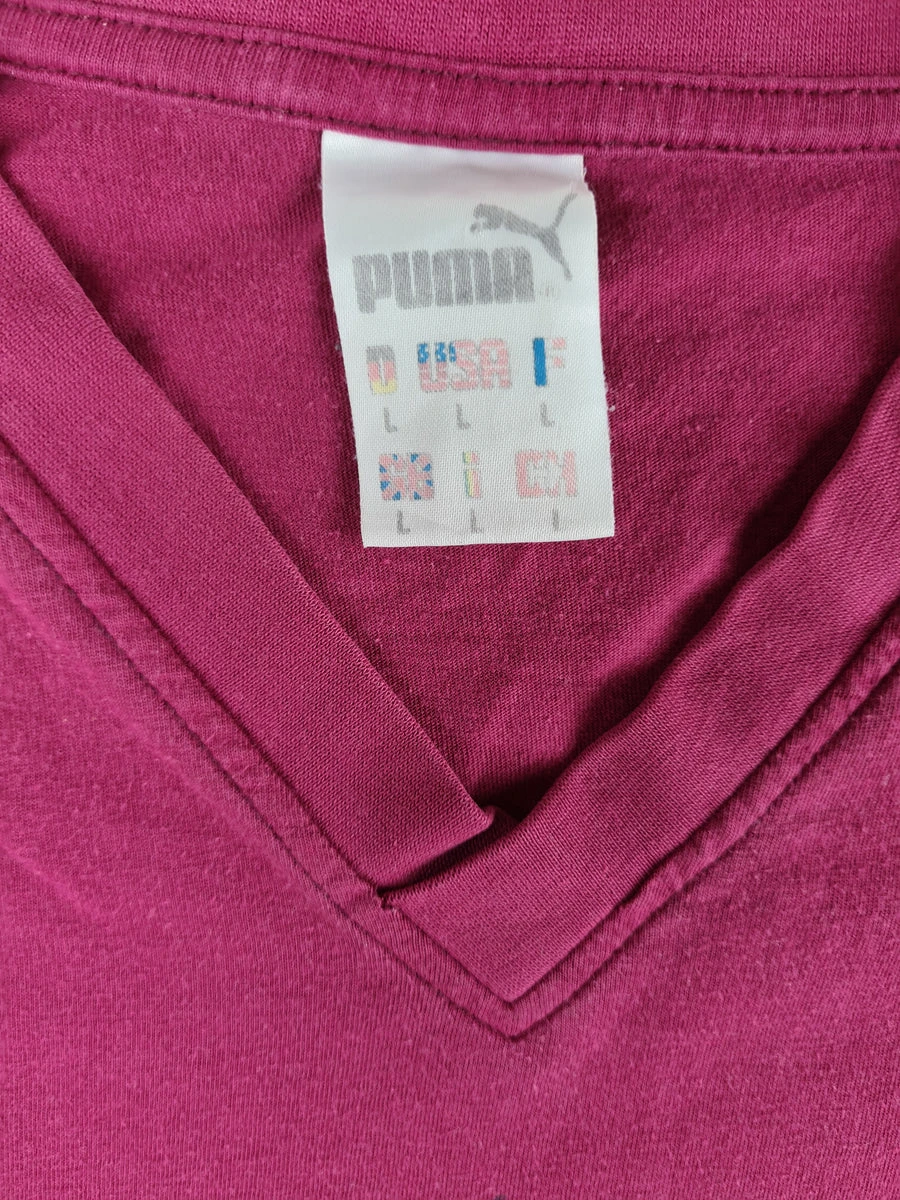 Vintage Puma Shirt Fußball Sport Print L 5 Vintage Puma Shirt Fußball Sport Print L – Bild 3