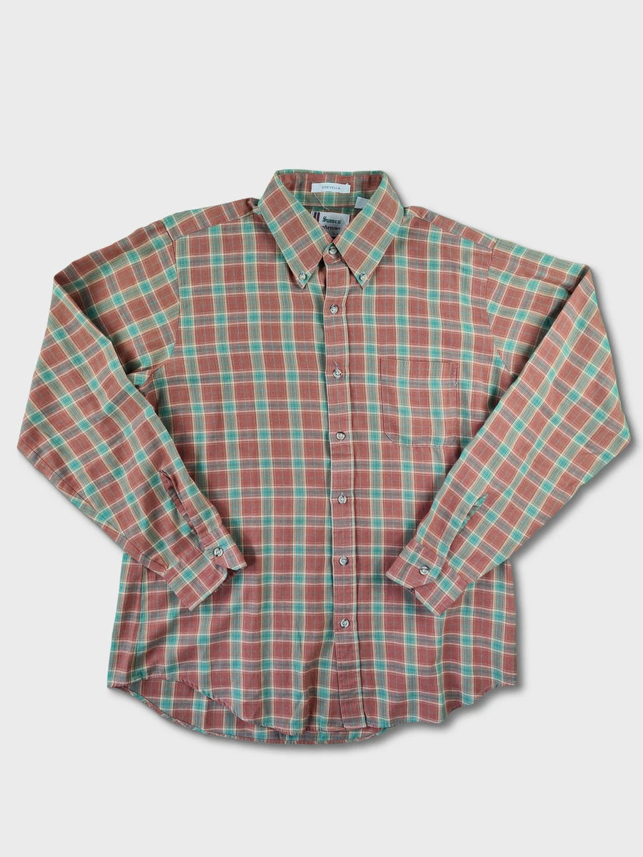 Rare! Vintage Arrow Hemd Sussex Chevella Made In Hong Kong L 3 Rare! Vintage Arrow Hemd Sussex Chevella Made In Hong Kong L