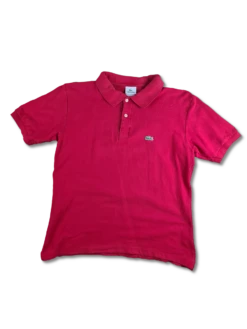 Modernes Lacoste Polo Made In Peru Basic Rot (6) XL