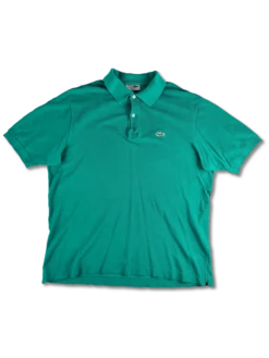 Vintage Lacoste Poloshirt Basic Made In Spain Grün (8) XXXL