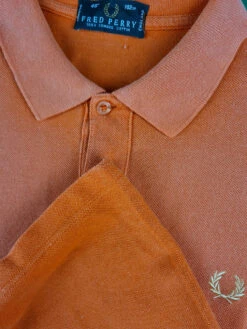 Vintage Fred Perry Poloshirt Ausgewaschen Orange (40, 102cm) M-L -Klassisch Geschaft 20220802 160309 1200x1200