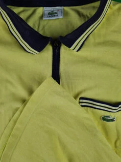 Vintage Lacoste Poloshirt Reißverschluss Brusttasche Gelb (7) XXL -Klassisch Geschaft 20220802 185334 1200x1200