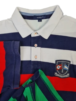 Modernes Gant Polo-Shirt Gestreift New Haven Bunt XXXL -Klassisch Geschaft 20220923 000114 1200x1200