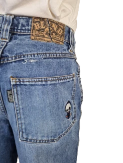 Rare! Vintage Blind Jeans Skater Body Bags Blau 30