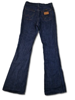 Rare! Vintage Wrangler Schlaghose 80s Blue Bell Jeans Flared Dunkelblau 31x36