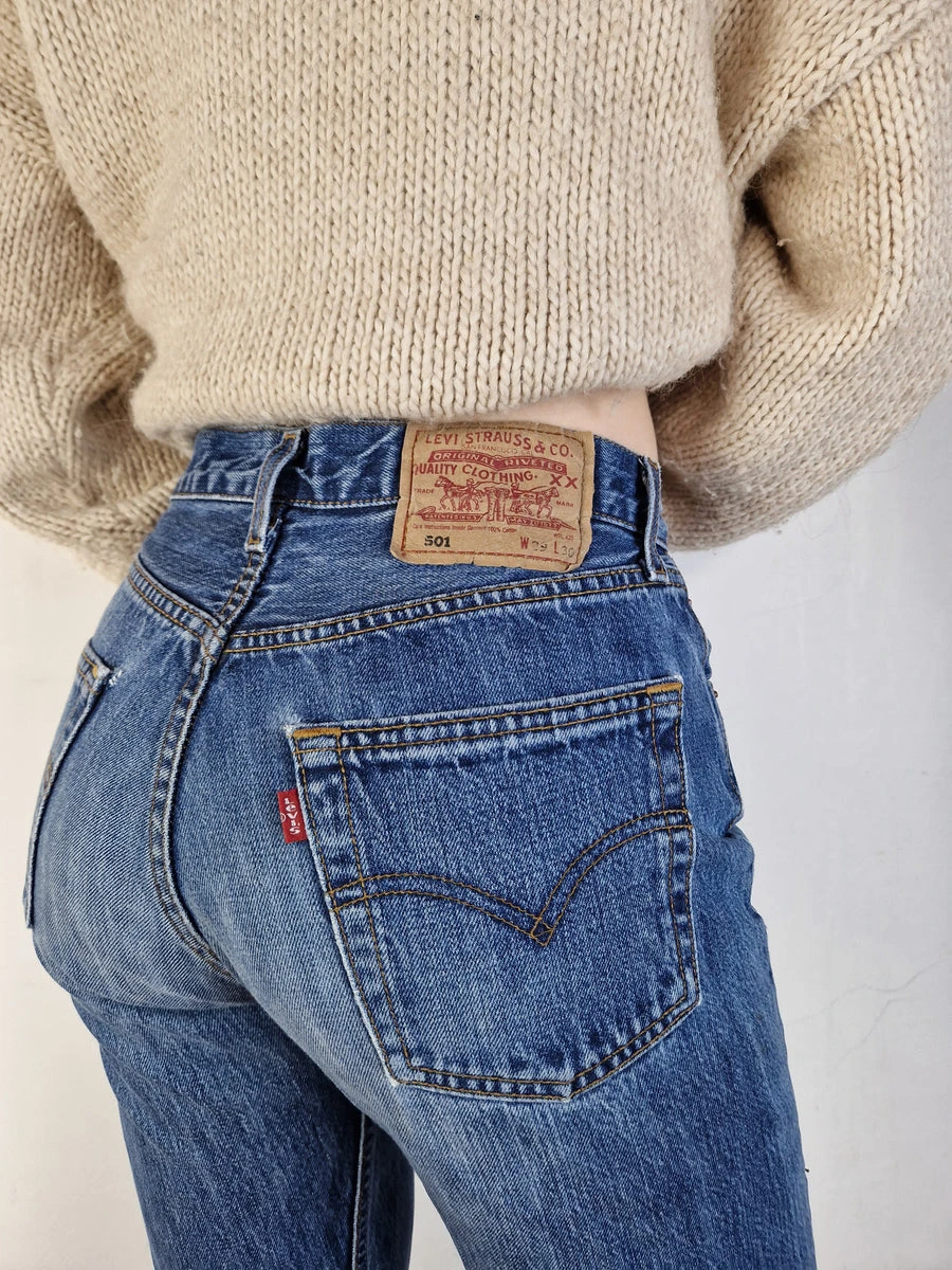 Vintage Levis Jeans 501 Basic W29 L30 4 Vintage Levis Jeans 501 Basic W29 L30 – Bild 2