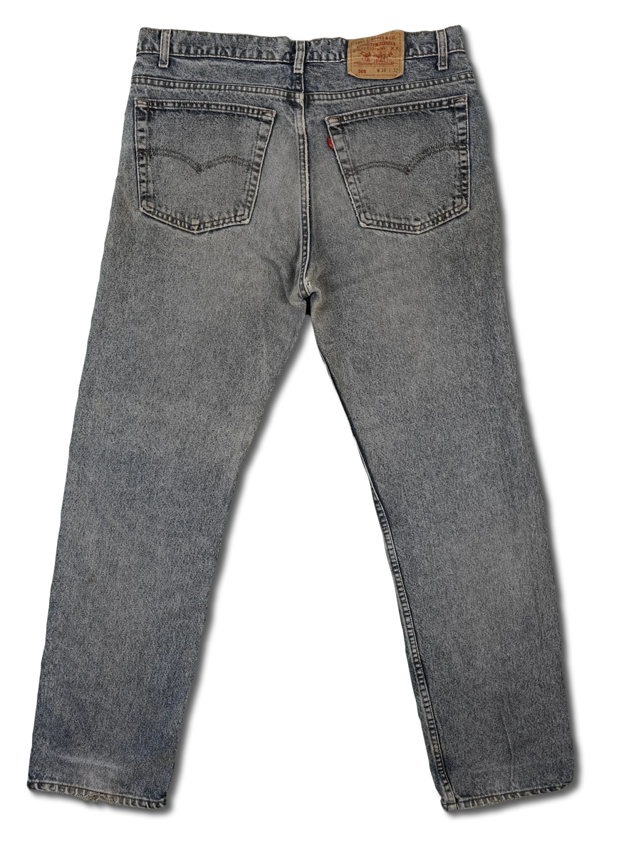 Rare! Vintage Levis Jeans 505 80s Made In USA Blau W38 L32 3 Rare! Vintage Levis Jeans 505 80s Made In USA Blau W38 L32
