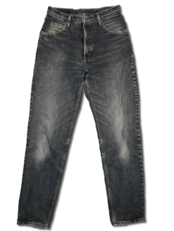 Vintage Edwin Jeans Newton Slim Made In Japan Grau Schwarz W33 L34