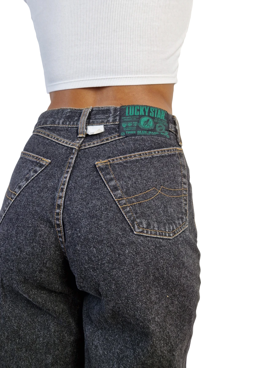 Vintage Lucky Star Jeans Stevie Grau Schwarz 34 3 Vintage Lucky Star Jeans Stevie Grau Schwarz 34