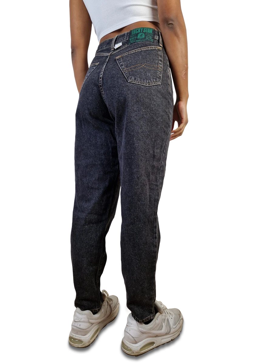 Vintage Lucky Star Jeans Stevie Grau Schwarz 34 4 Vintage Lucky Star Jeans Stevie Grau Schwarz 34 – Bild 2