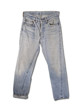 Titelseite 3 Rare! Vintage Levis Jeans Selvedege 80s Hellblau S-M