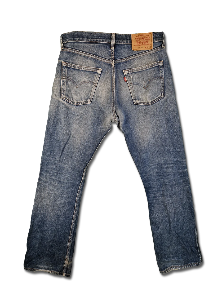Vintage Levis Jeans 555 04 Blau W32 L32 3 Vintage Levis Jeans 555 04 Blau W32 L32