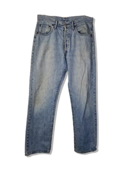 Titelseite 23 Vintage Replay Jeans Short Made In Italy Hellblau 34