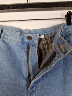 Vintage NoName Jeans Baggy Mit Karomuster Am Bein Hellblau L-XL -Klassisch Geschaft 20221117 170216 1200x1200