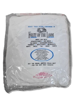 Rare! Vintage Fruit Of The Loom Shirts 70s-80s 3erPack Deadstock Weiß (38-40) M