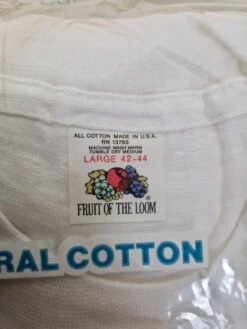 Rare! Vintage Fruit Of The Loom Shirts 3erPack 1978 Deadstock Made In USA Weiß (42-44) L -Klassisch Geschaft 20221130 142946 1200x1200