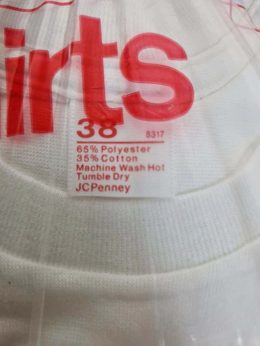 Rare! Vintage JC Penny Shirt 3erPack 70s-80s Deadstock Single Stitched Weiß (38) M 5 Rare! Vintage JC Penny Shirt 3erPack 70s-80s Deadstock Single Stitched Weiß (38) M – Bild 3