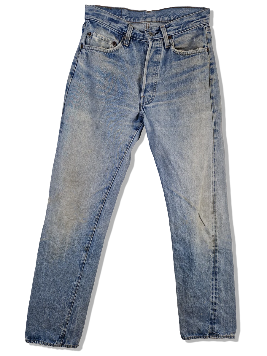 Rare! Vintage Levis Jeans 80s Red Line Selvedge Hellblau S-M 3 Rare! Vintage Levis Jeans 80s Red Line Selvedge Hellblau S-M