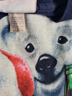 Rare! Vintage CocaCola Shirt Promo Eisbären 1994 Single Stitched Made In USA Dunkelblau XL -Klassisch Geschaft 20221223 235250 1200x1200
