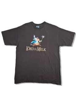 Vintage Whale Shirt " Lord Of The Milk" Braun XL