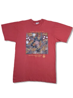 Vintage Bulurru Shirt Art By Gabriella Possum "from The Bush" Made In Australia XL