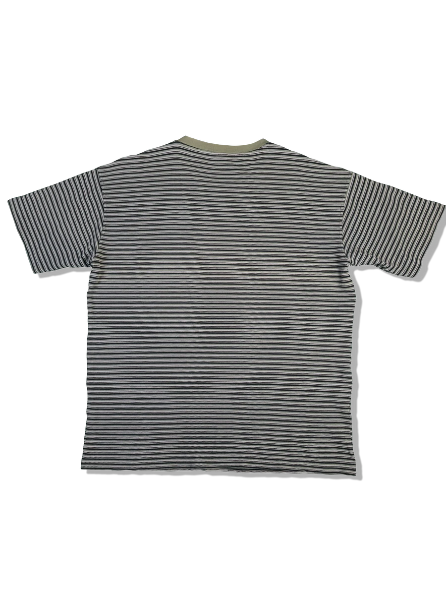 Vintage Levis Shirt Logo Bestickt Gestreift Braun Weiß XL 3 Vintage Levis Shirt Logo Bestickt Gestreift Braun Weiß XL